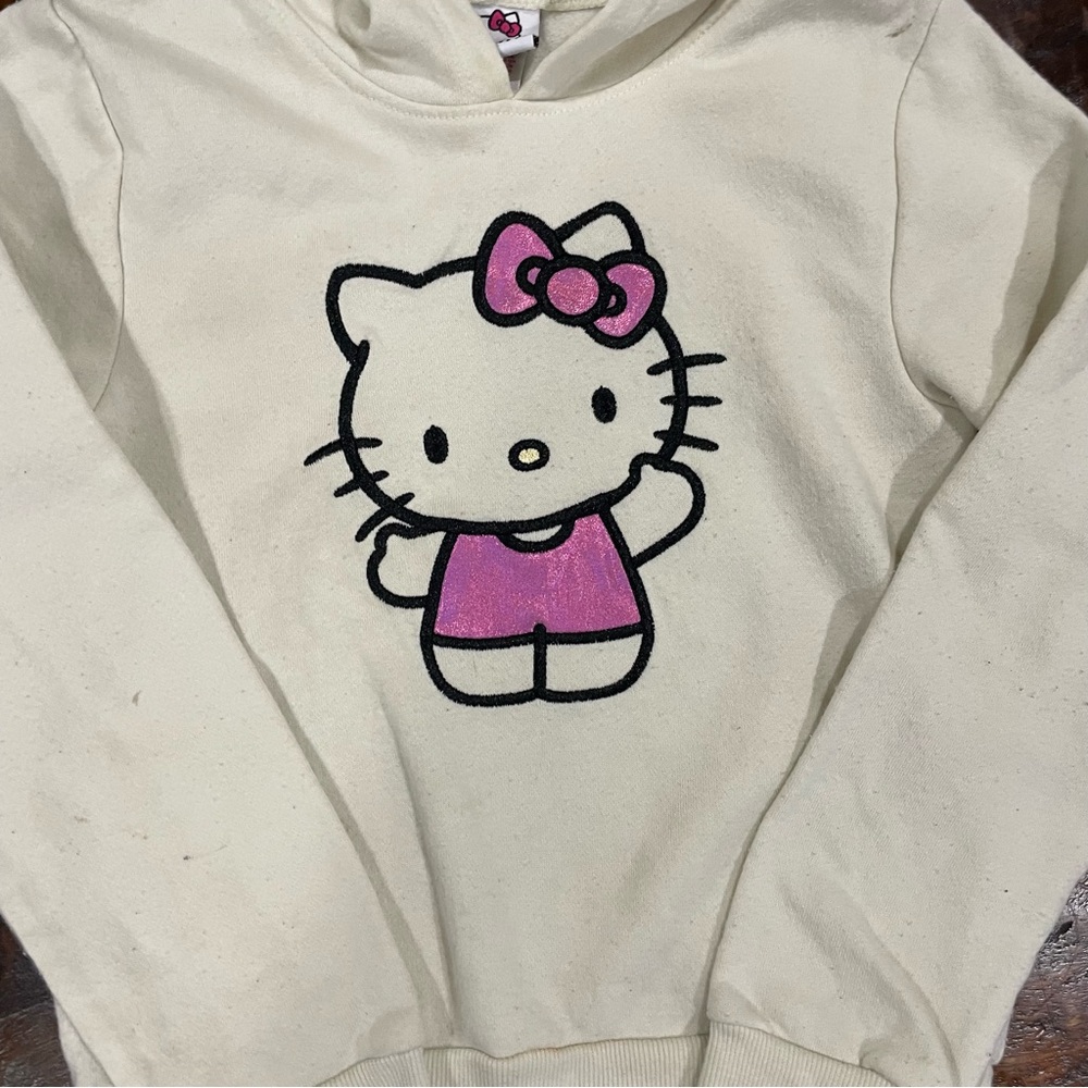 Hello Kitty Kids Jacket & Hoodie Bundle | Size 7 | Sanrio Outerwear Set - Picture 10 of 13